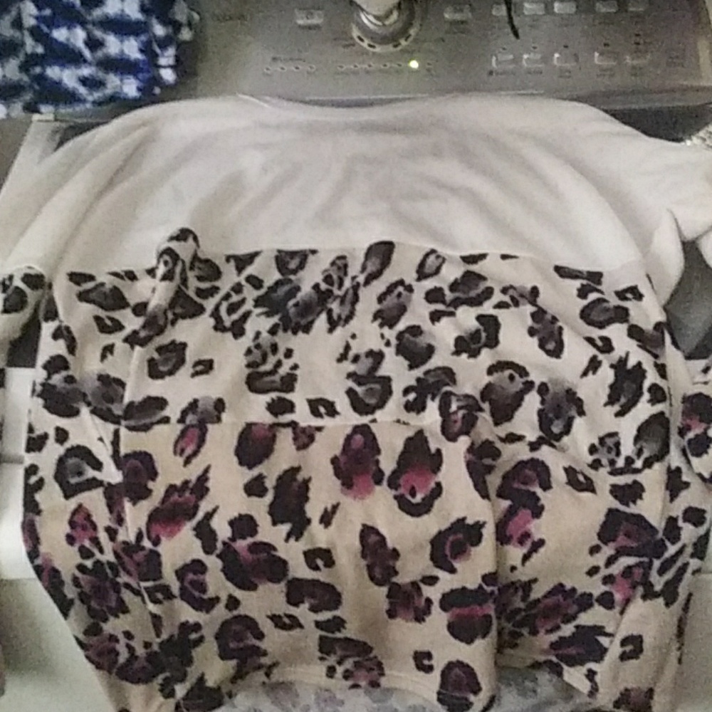 Cheetah print sweater